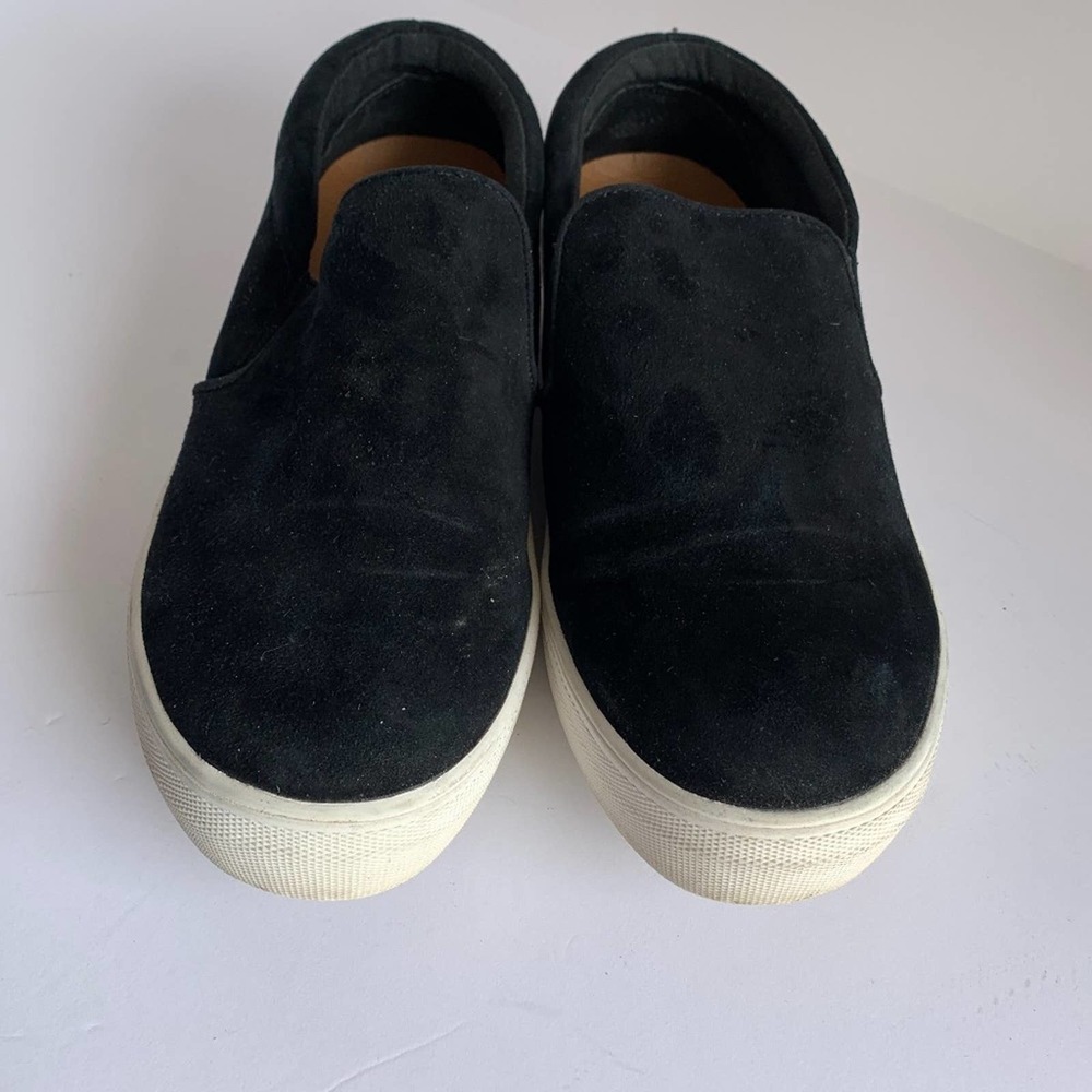 Steve Madden Gills Suede Size 8W, Black - Picture 3 of 9